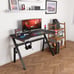 Gaming Desk Computer Desk 47 Inch Home Office Desk Extra Large Modern Ergonomic