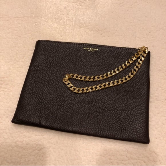 NWOT Kurt Geiger leather wristlet