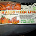 Vintage Pumpkin Jack o latern Blinking Blow Mold Lights - Halloween