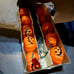 Vintage Pumpkin Jack o latern Blinking Blow Mold Lights - Halloween