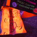 Vintage Pumpkin Jack o latern Blinking Blow Mold Lights - Halloween