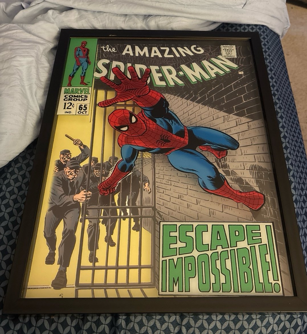 Amazing Spiderman 1965 special edition cover wall art