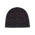 Coach Signature Monogram Unisex Hat & Scarf Set - Charcoal