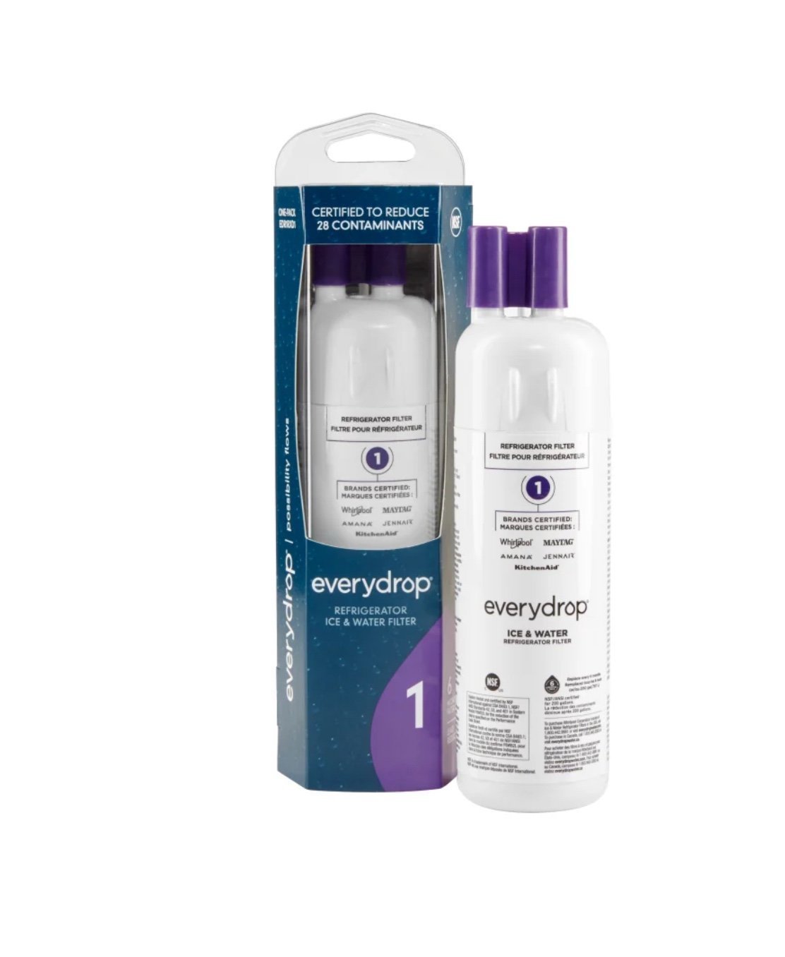 Everydrop Water Refrigerator Filter 1, EDR1RXD1, Single