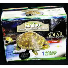 Malibu Natural Sun Powered Solar Accents Landscape Lighting Turtle Path Light