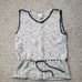 Vintage 80's Wool Sweater Vest Women's Small Gray