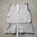 Vintage 80's Wool Sweater Vest Women's Small Gray