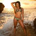 34B Vs Victoria's Secret Bombshell Miraculous Adds-2cups Snakeskin Bikini set