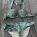 34B Vs Victoria's Secret Bombshell Miraculous Adds-2cups Snakeskin Bikini set