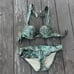 34B Vs Victoria's Secret Bombshell Miraculous Adds-2cups Snakeskin Bikini set