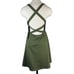 Halara Crisscross Backless Flare Active Mini Dress Womens Medium NWT Green