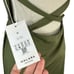 Halara Crisscross Backless Flare Active Mini Dress Womens Medium NWT Green