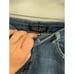 Judy Blue Jeans Womens 16W Wide Leg Cropped Raw Hem Dark Blue Stretch