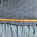 VTG PRAIRIE FLORAL COTTAGE SKIRT HOMEMADE RUFFLED HEM COTTAGECORE FARMHOUSE