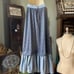 VTG PRAIRIE FLORAL COTTAGE SKIRT HOMEMADE RUFFLED HEM COTTAGECORE FARMHOUSE