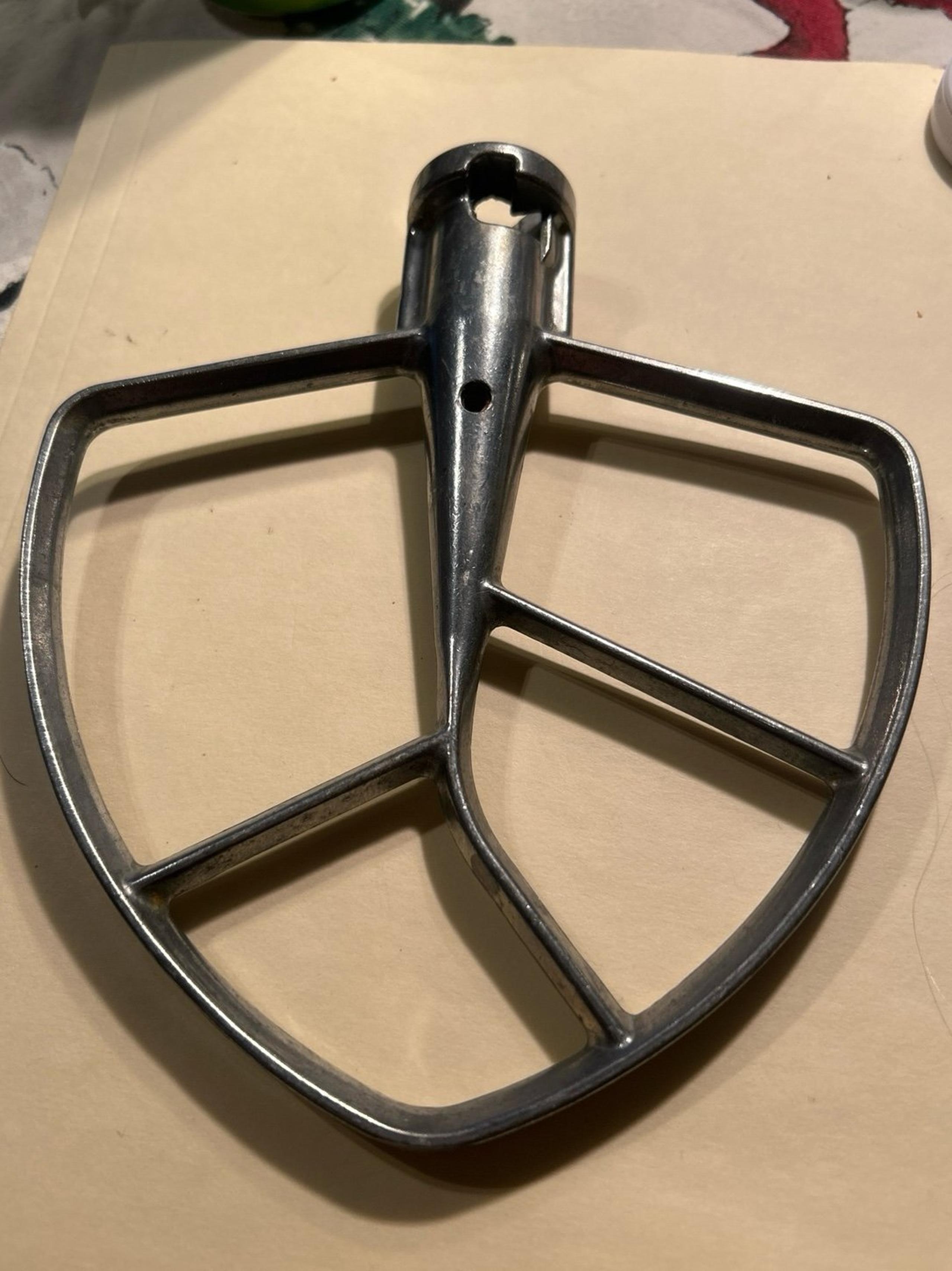 KitchenAid Commercial Flat Beater for 7 & 8 Quart Stand Mixers - Stainless Steel