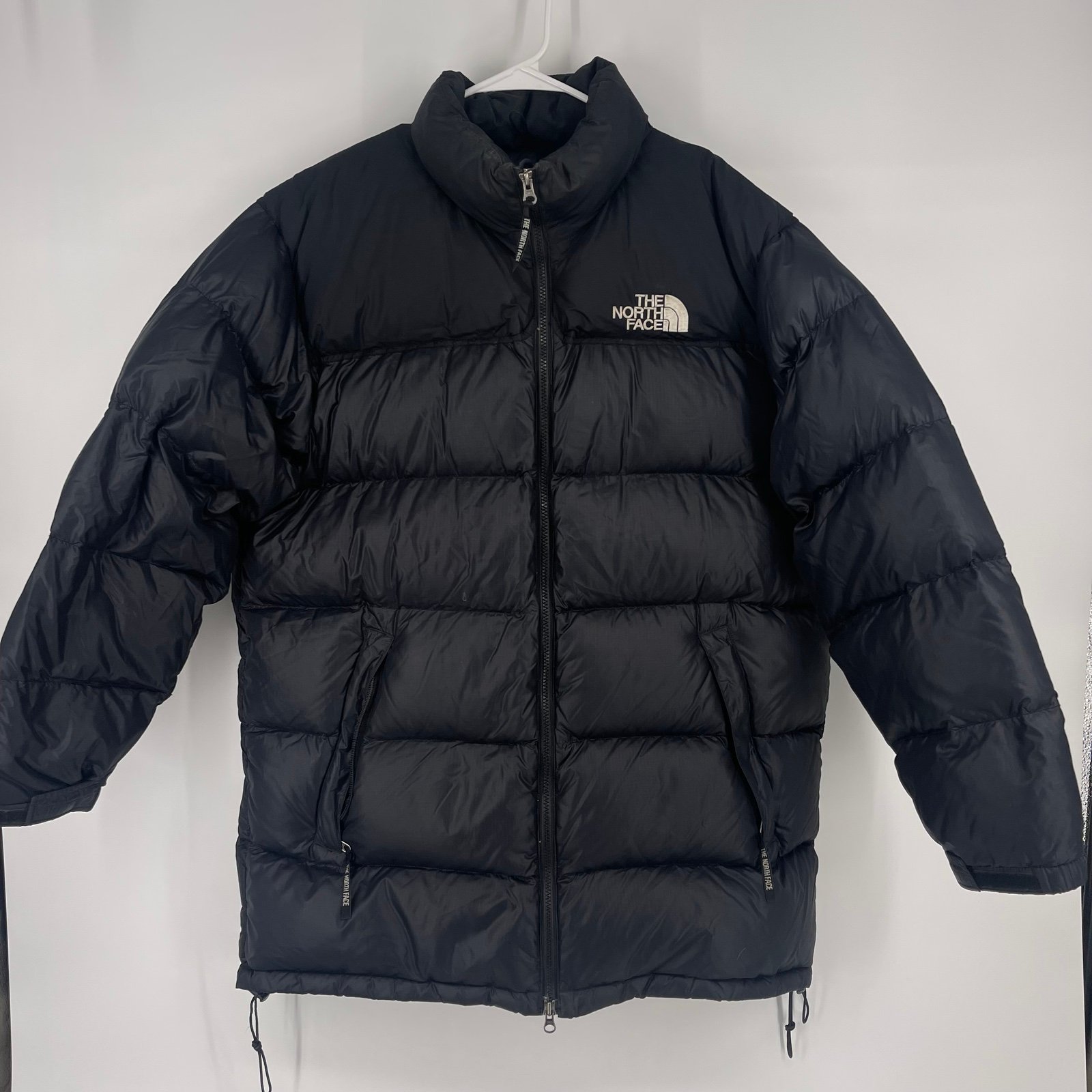 Vintage 90s North Face 700 Nuptse Black Puffer Goose Down Jacket Men's Large