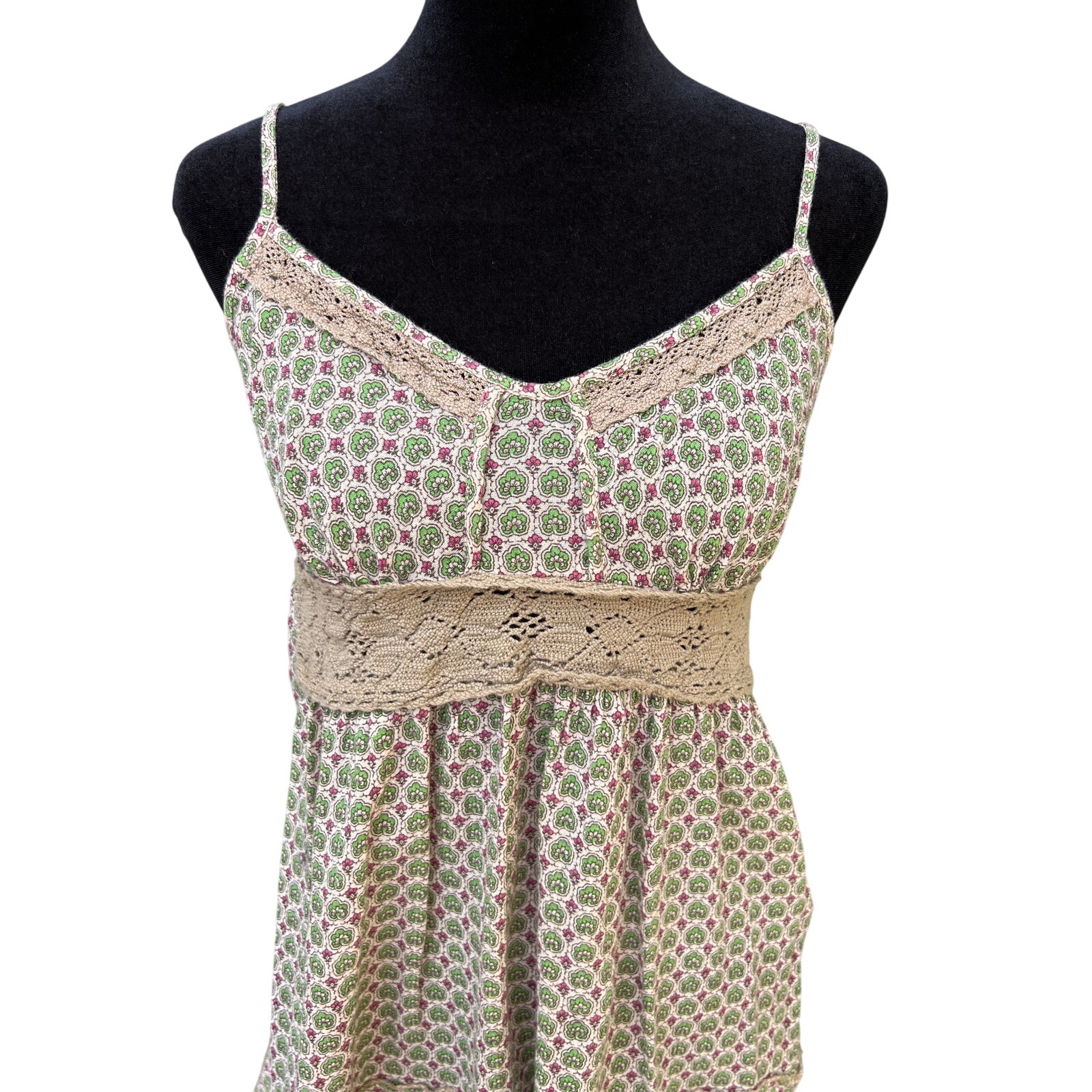 Free People camisole style multi-colored top, women's size 6