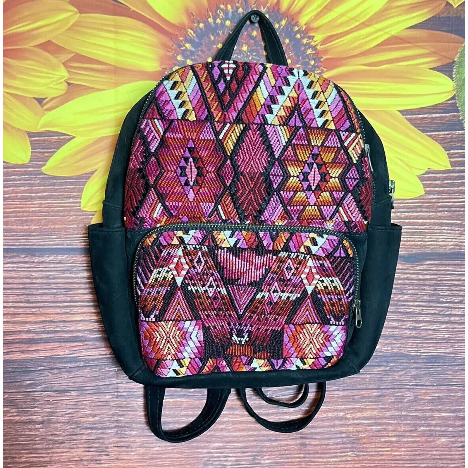 LuLaRoe Simply Comfortable Leather Woven Western mini Backpack