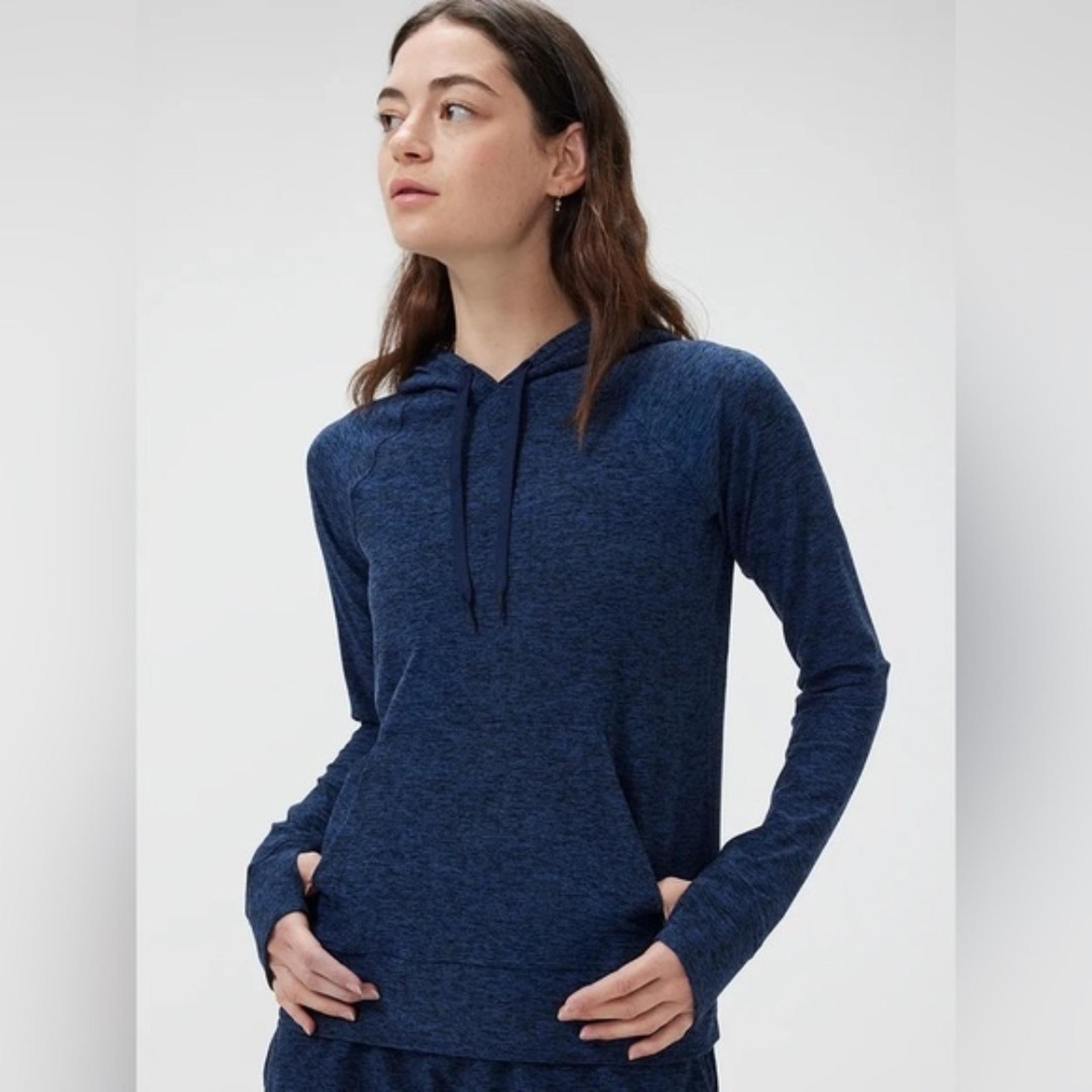 Outdoor Voices All Day CloudKnit Hoodie - Navy Size XS