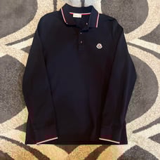 MONCLER Navy Polo Shirt