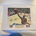 Michael Jordan Autographed Basketball Immortal Print