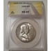 1958 Franklin Half Dollar MS66 ANACS Toning
