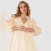 SOVERE Assure Smock Mini Dress Beige NWT Women Dress Size 4
