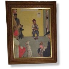 Vintage Canvas Art Print by Norman Rockwell