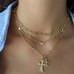 Double cross me necklace