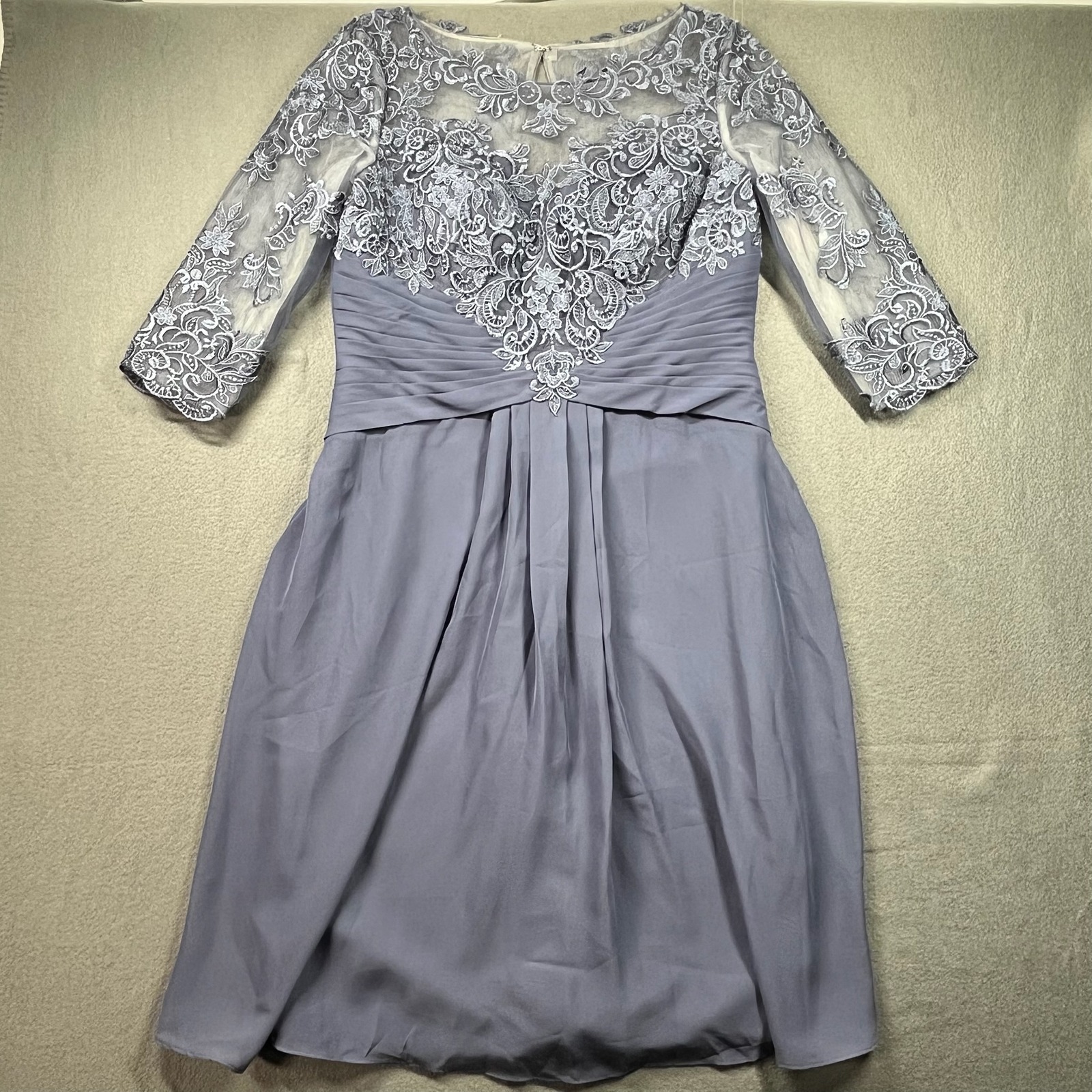 NWT JJ's House Lace Chiffon Dress Formal Party Cocktail Wedding Guest US 12
