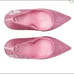 Aldo x Barbie Malibu Pink Satin Rhinestone Pumps New Woman’s 5