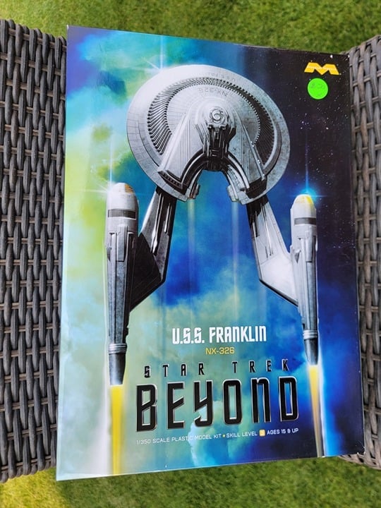 Moebius Models U.S.S Franklin NX-326 Star Trek Beyond Model Kits UNASSEMBLED/ALL