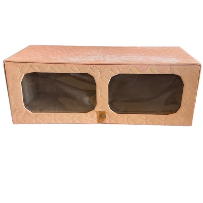 Vintage Hat Display Case Pink