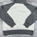 Women's Pressbox Cream/Heather Gray North Carolina Cody Tri-Bend Raglan Pullover