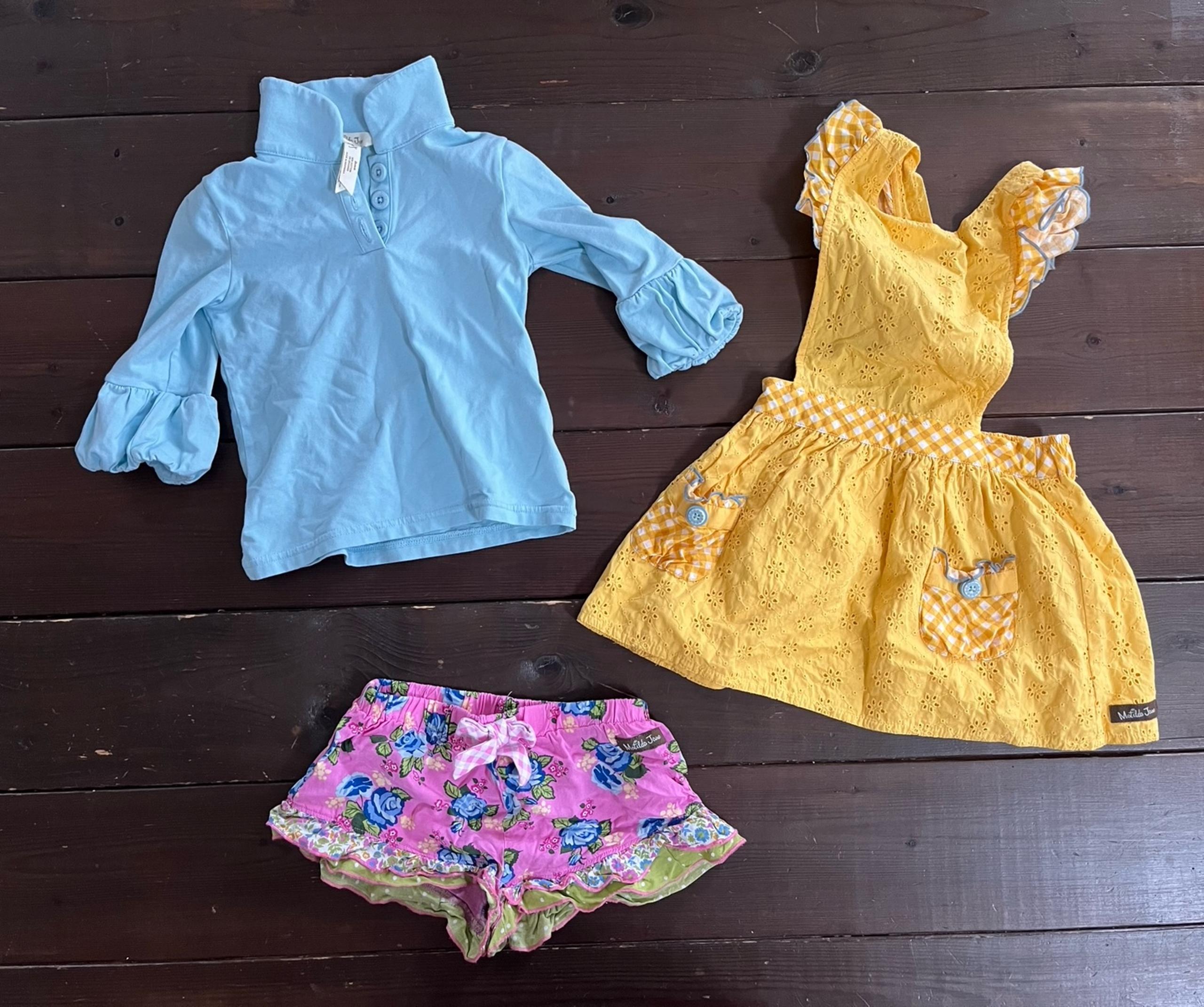 Size 4 Matilda Jane Brilliant Daydream spring Pinafore dress perfectly paired