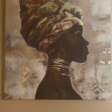 3 Medium size African American wall art