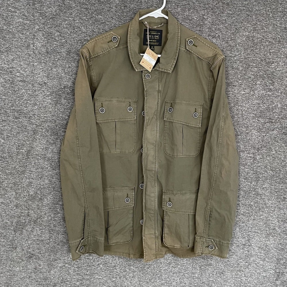 LUCKY BRAND Military Jacket Type L-54C Olive Green Men's Size M NWT