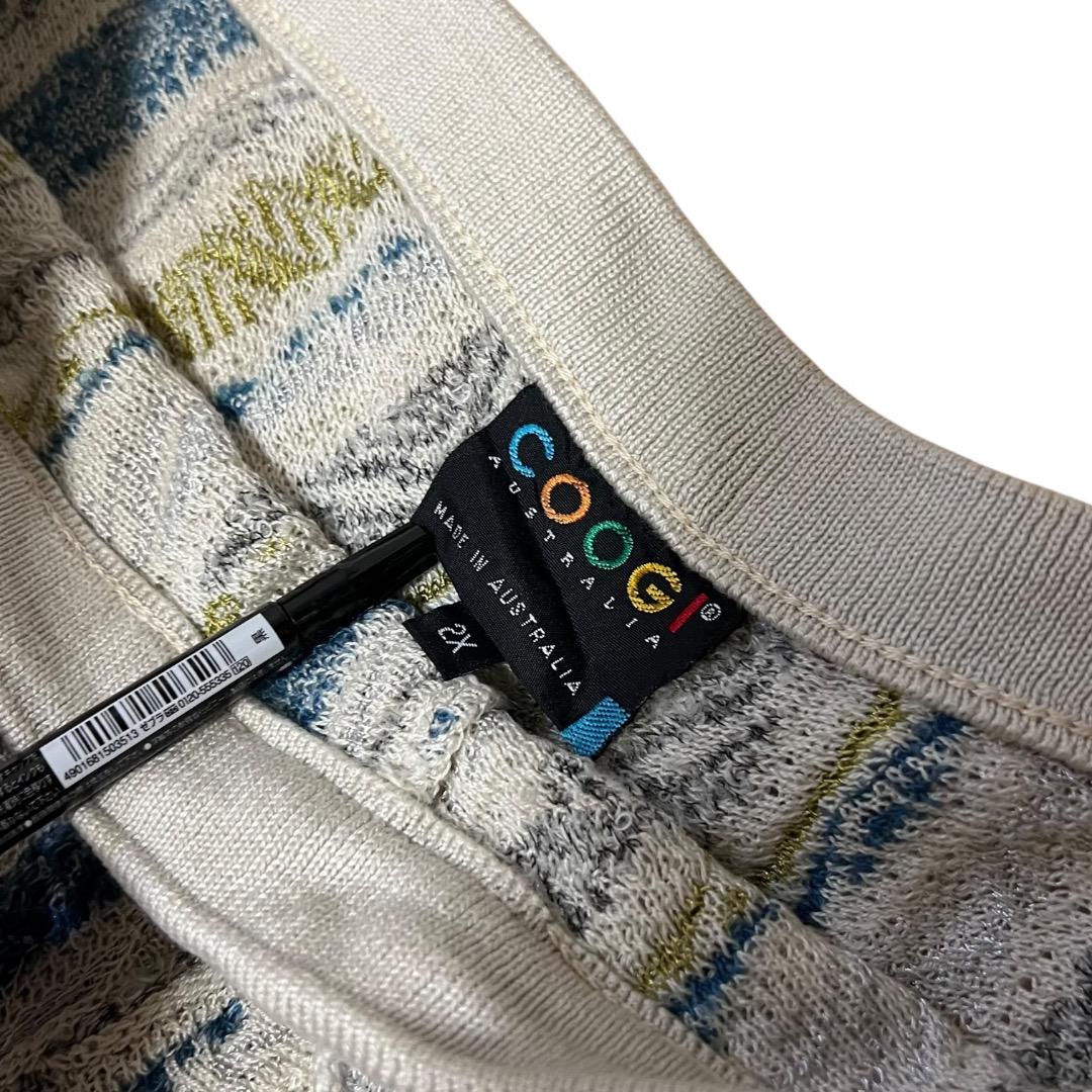 【Extremely Rare Vintage】Super Wide COOGI Knit Pants - detail
