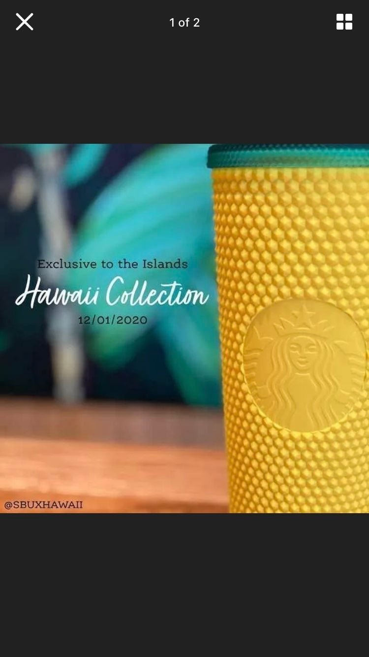 Starbucks Hawaii Pineapple Cup 24oz
