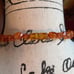 Vtg Amber Lucite beaded necklace 24”
