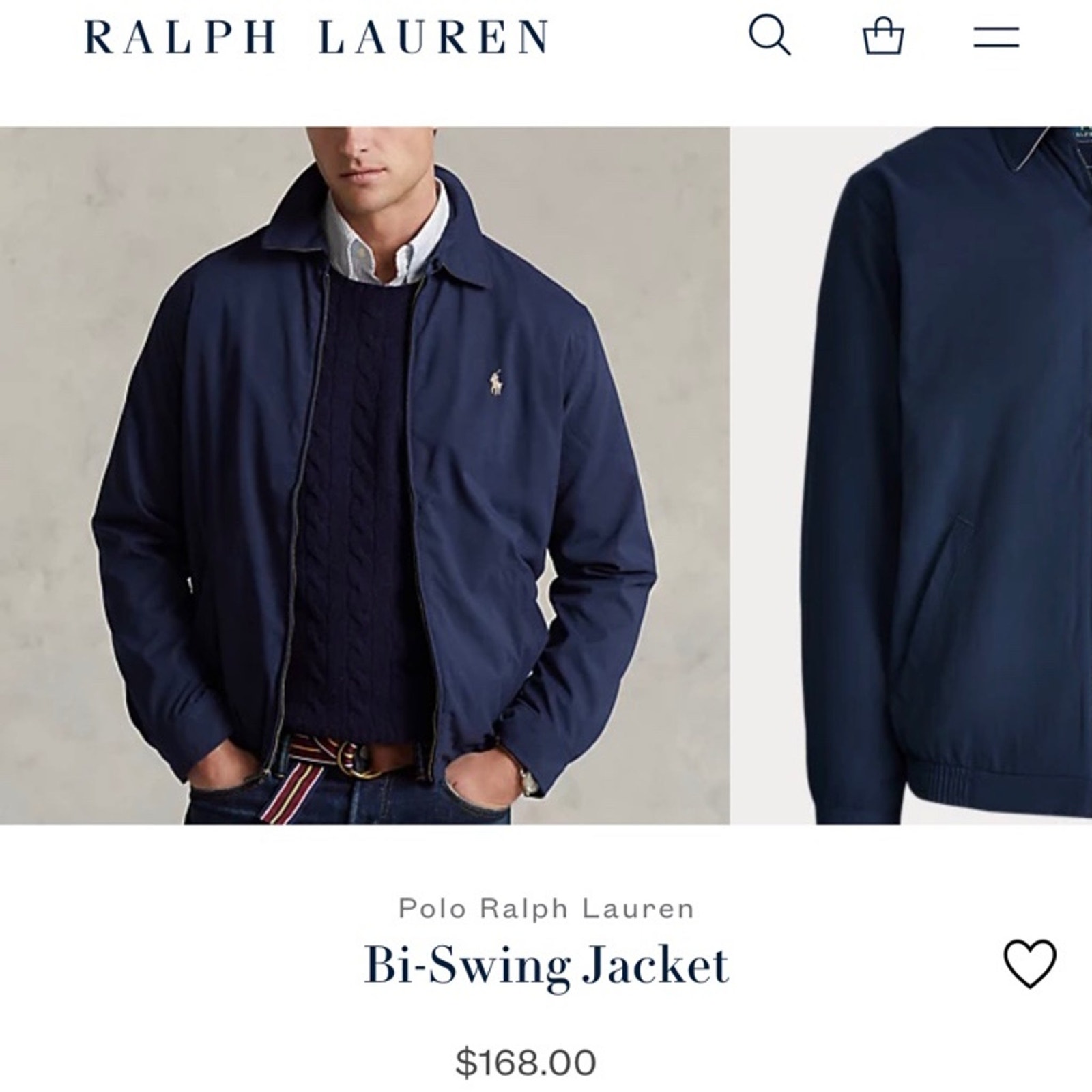 Polo Ralph Lauren Men’s Bi-Swing Jacket size 2XB