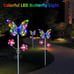 2 Pack Solar Metal Butterfly Decorative Lights - Colorful