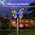 2 Pack Solar Metal Butterfly Decorative Lights - Colorful