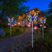 2 Pack Solar Metal Butterfly Decorative Lights - Colorful