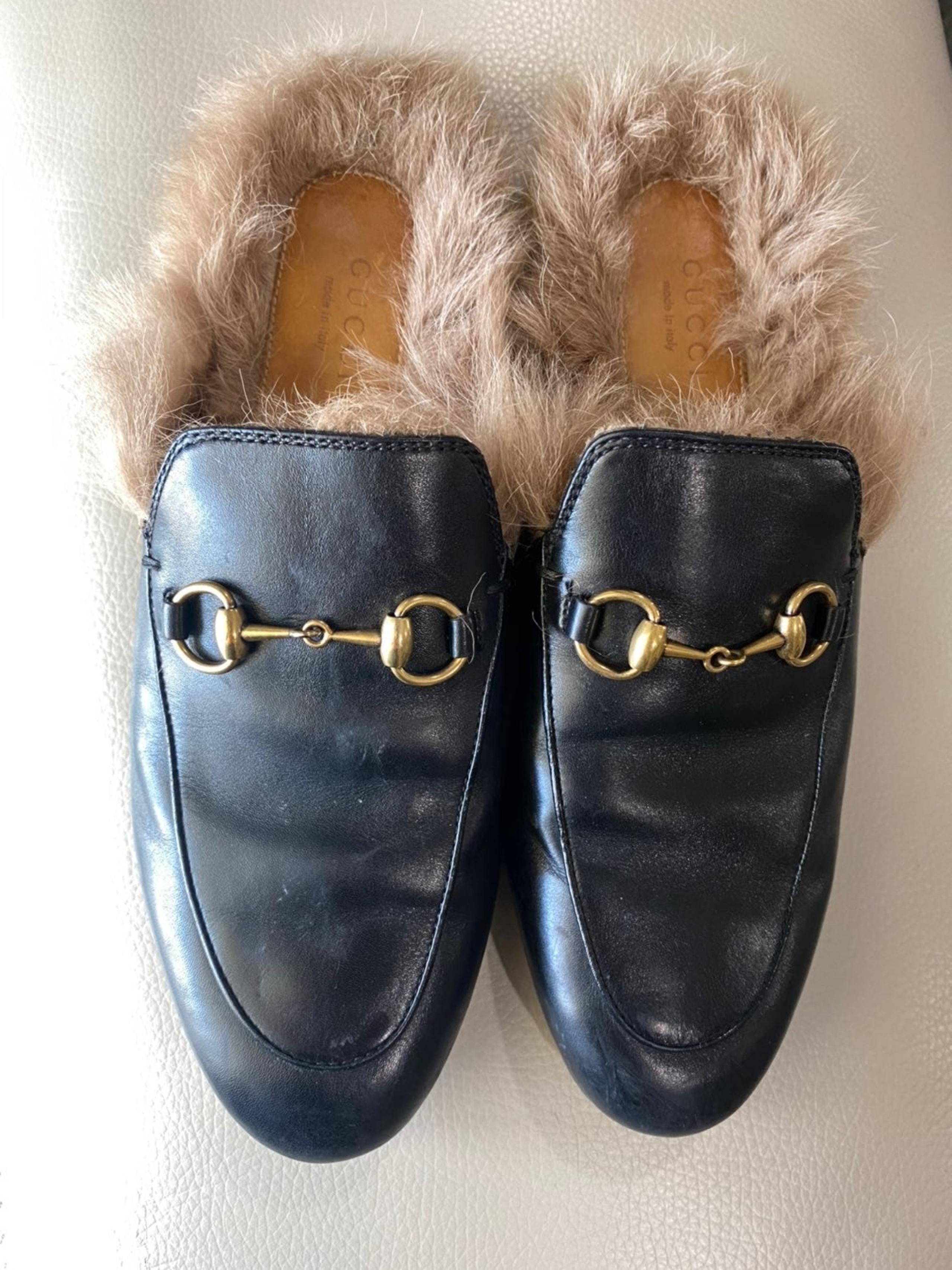 Gucci black mules size 37
