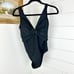 Miraclesuit One Piece Solid Slimming Swimsuit Black Size 12