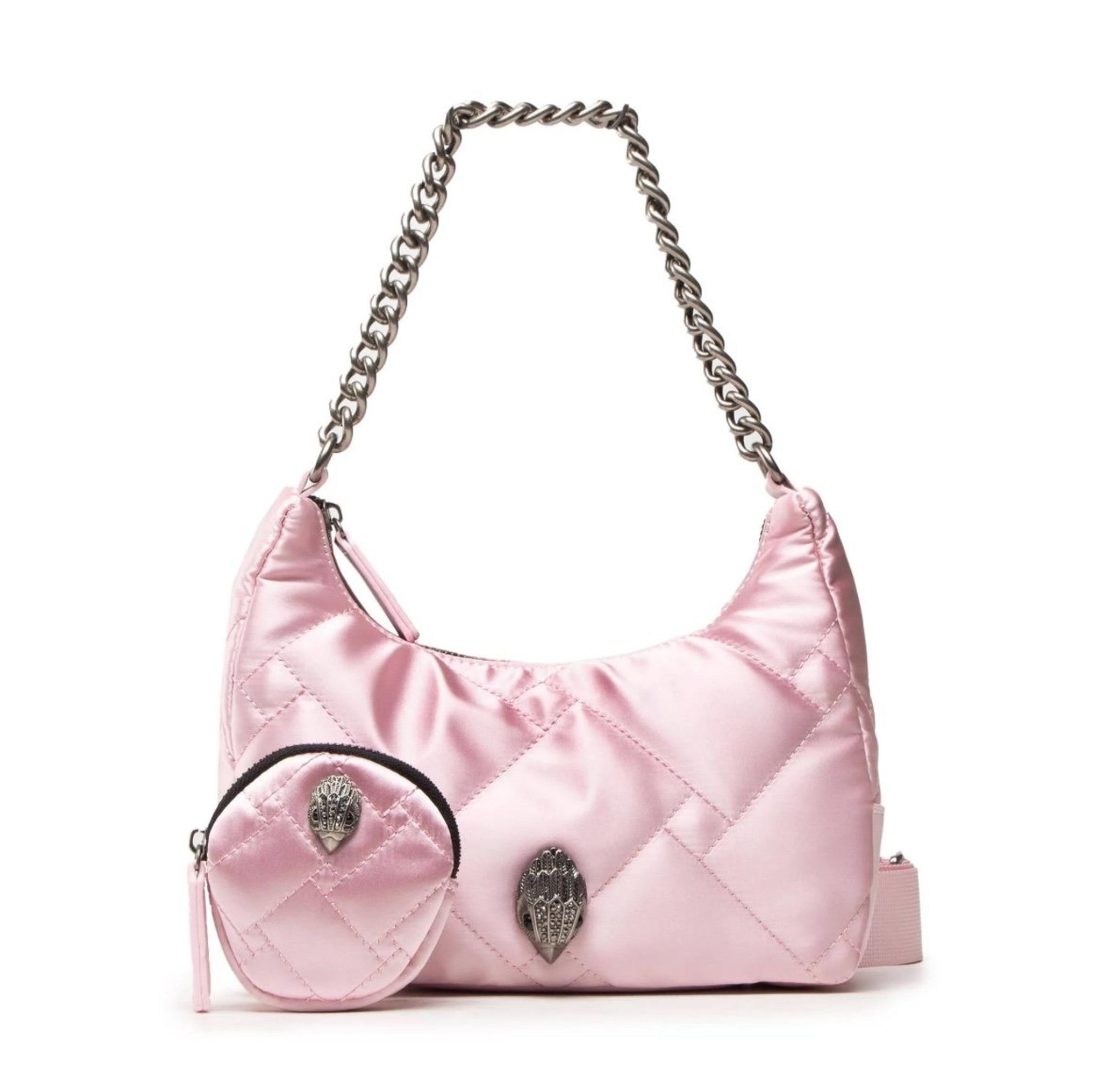 New Kurt Geiger Nylon Crossbody Bag - Blush Pink NWT