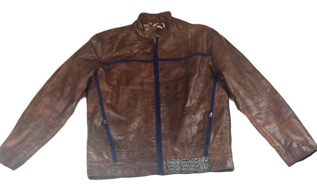 Toxic Fish UK Punk/Rock Leather Jacket