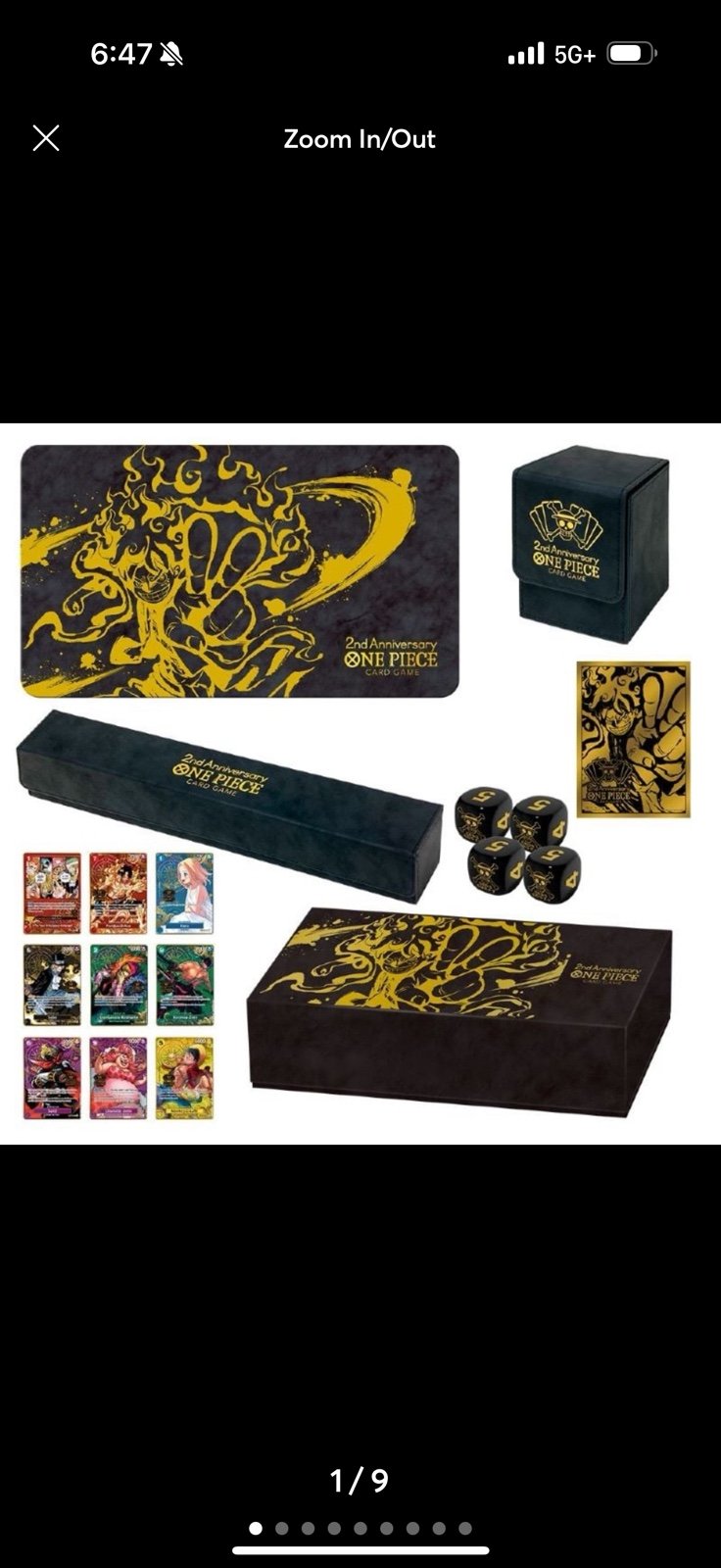 One Piece Japanese 2nd Anniversary Set (CARDS ARE IN ENGLISH)